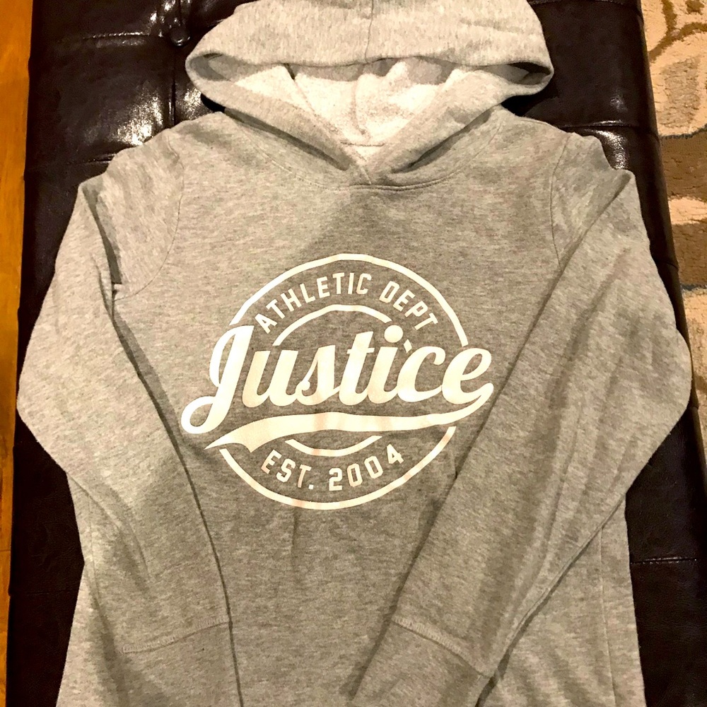 Casual Grey Justice Hoodie